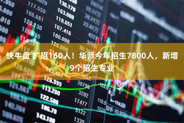 快牛盘 扩招160人！华师今年招生7800人，新增9个招生专业